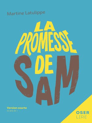 cover image of La promesse de Sam